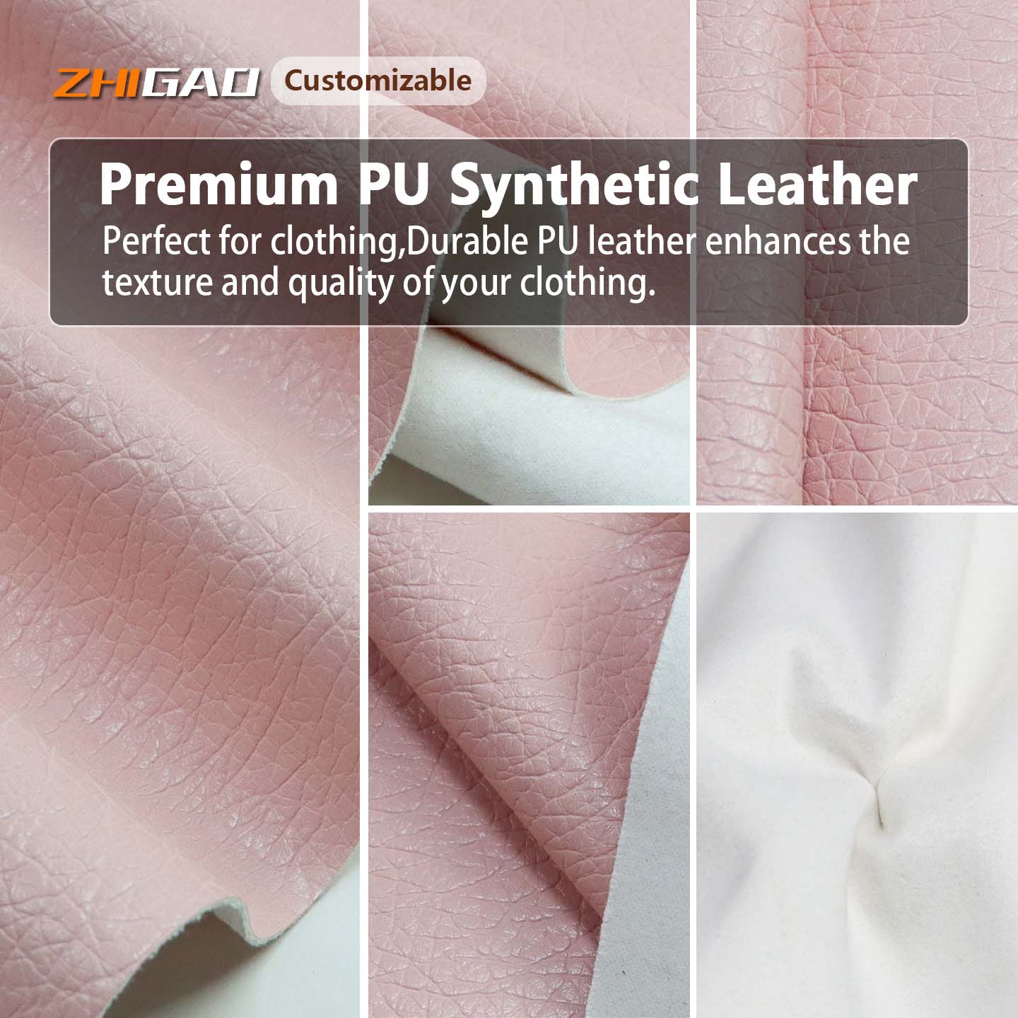 Sintetikong PU leather para sa damit Sintetikong PU leather para sa damit