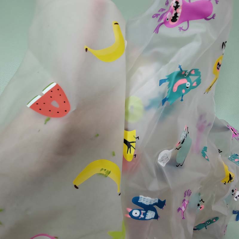 Transparent na TPU Raincoats Leather