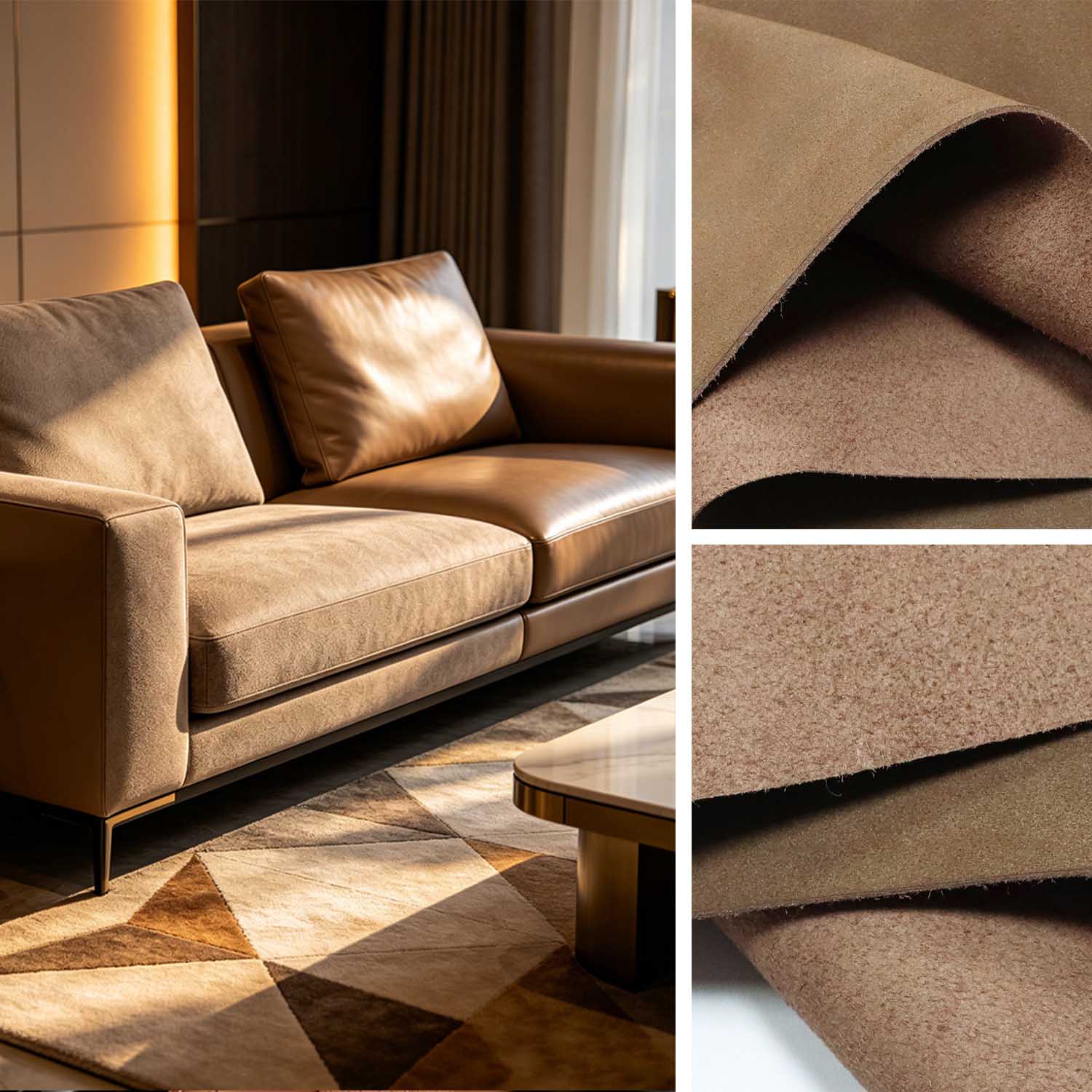 Application ng PU / PVC leather para sa mga sofa ng muwebles Application ng PU / PVC leather para sa mga sofa ng muwebles