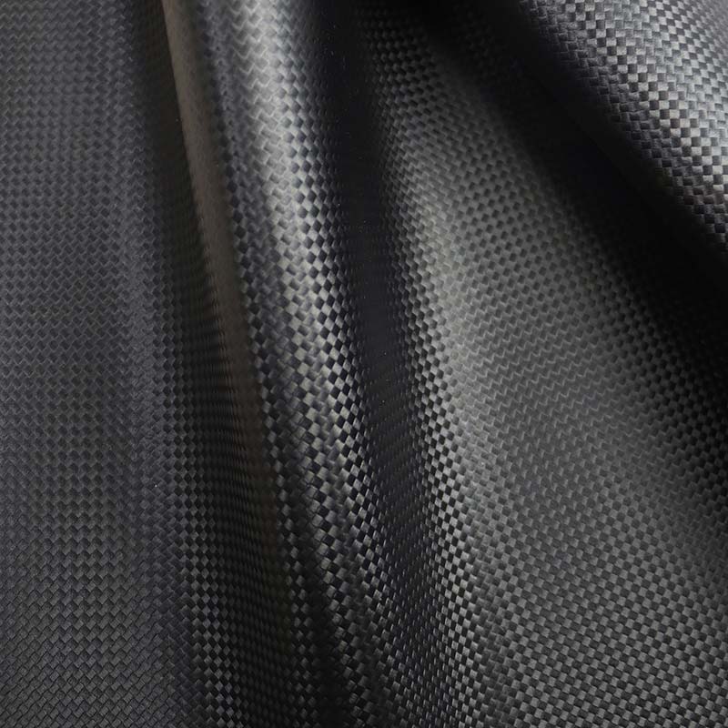 Carbon Fiber PVC Synthetic Leather Artipisyal na Tela sa Panloob ng Kotse