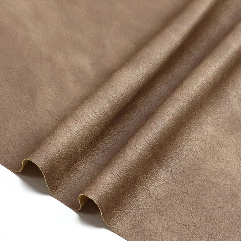 Mga Bitak na Imitasyong PU Leather na Mga Materyales sa Kasuotan