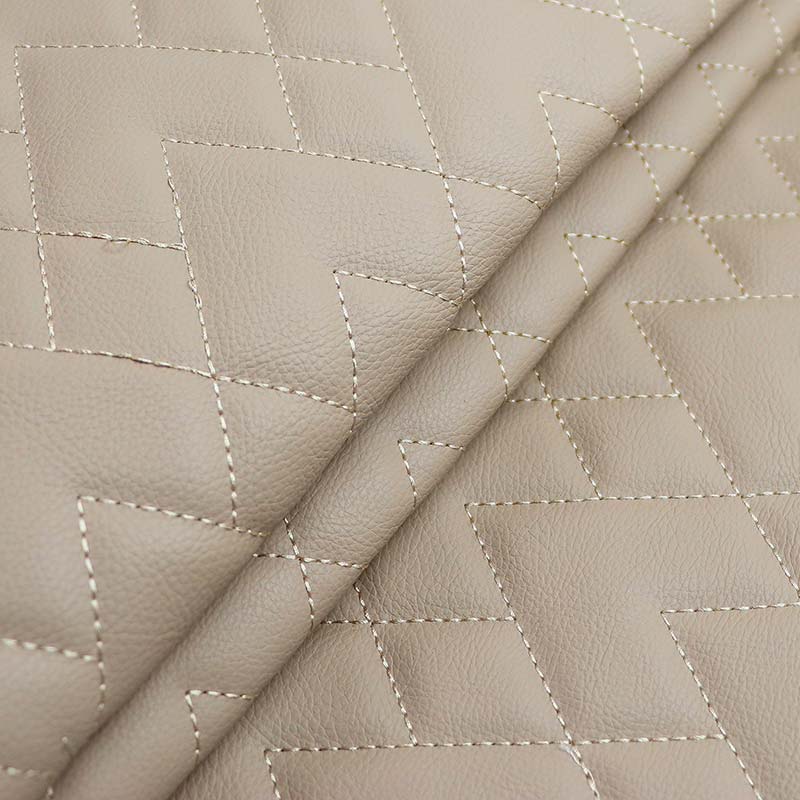 Foaming Stitch Abrasion Resistant Cars PVC Faux Leather Material