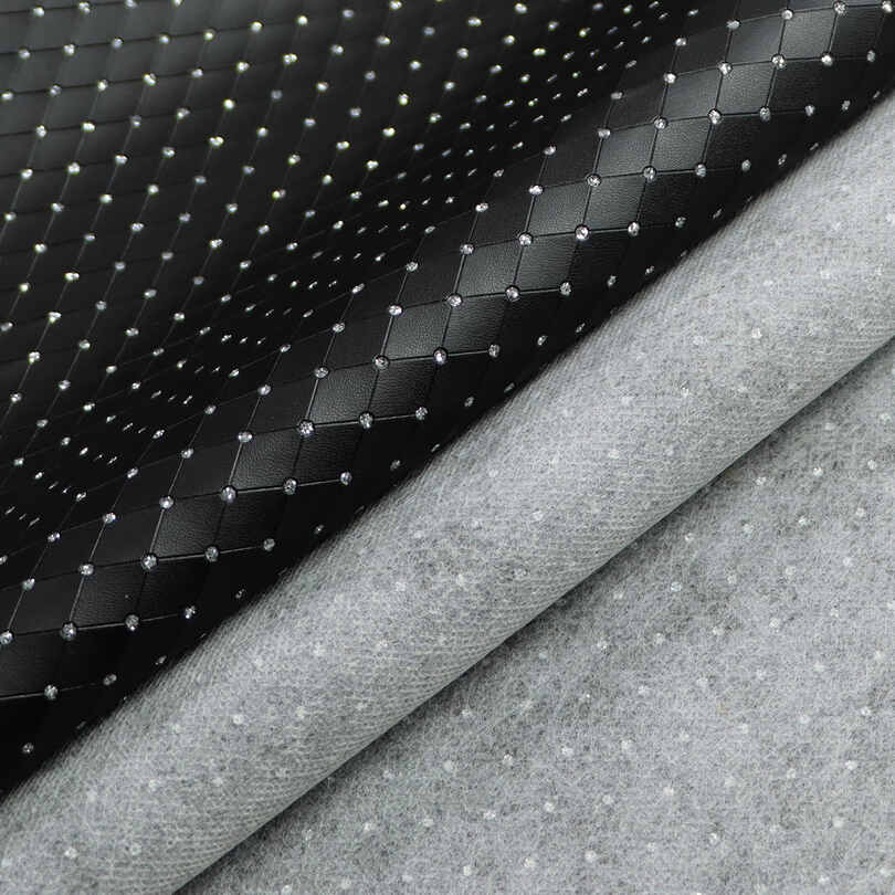 Mga diamante na imitasyon ng PU Leather na Mga Kahon ng Alahas na Packaging Tela
