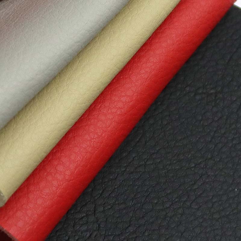 Litchi Automobile Microfiber Leather na Tela