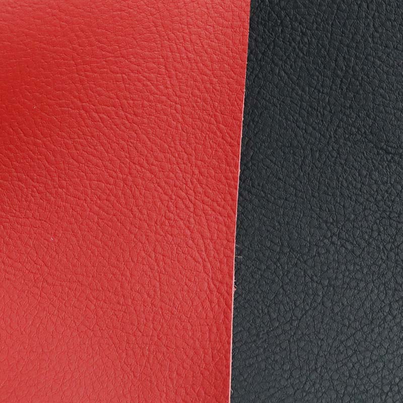 Litchi Automobile Microfiber Leather na Tela