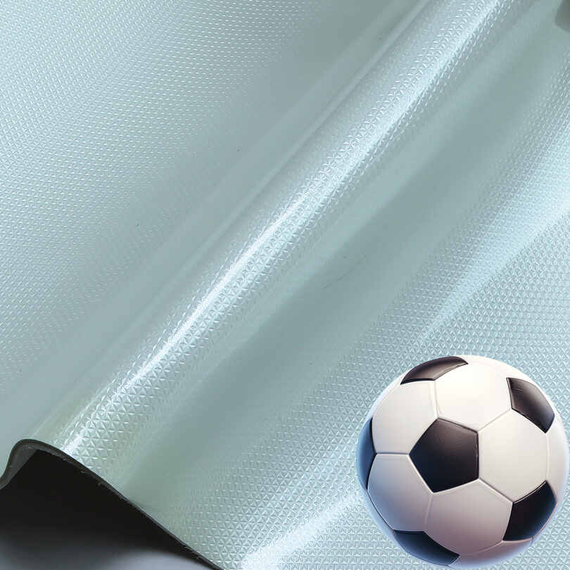 Crystal Mirror Shiny PU Leather Material para sa Footballs