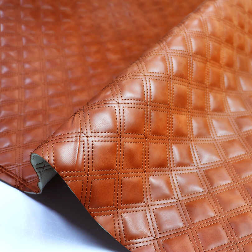 Sponge Stitching Foam Artificial Quilted Automotive Cars PVC Leather Fabric Sponge Stitching Foam Artificial Quilted Automotive Cars PVC Leather Fabric