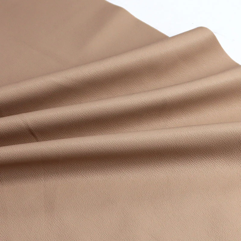 Microfiber Backing PU Synthetic Leather para sa Mga Damit