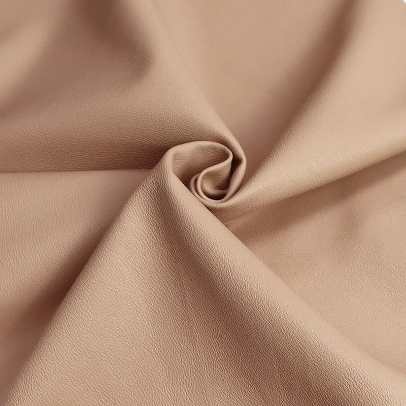 Microfiber Backing PU Synthetic Leather para sa Mga Damit