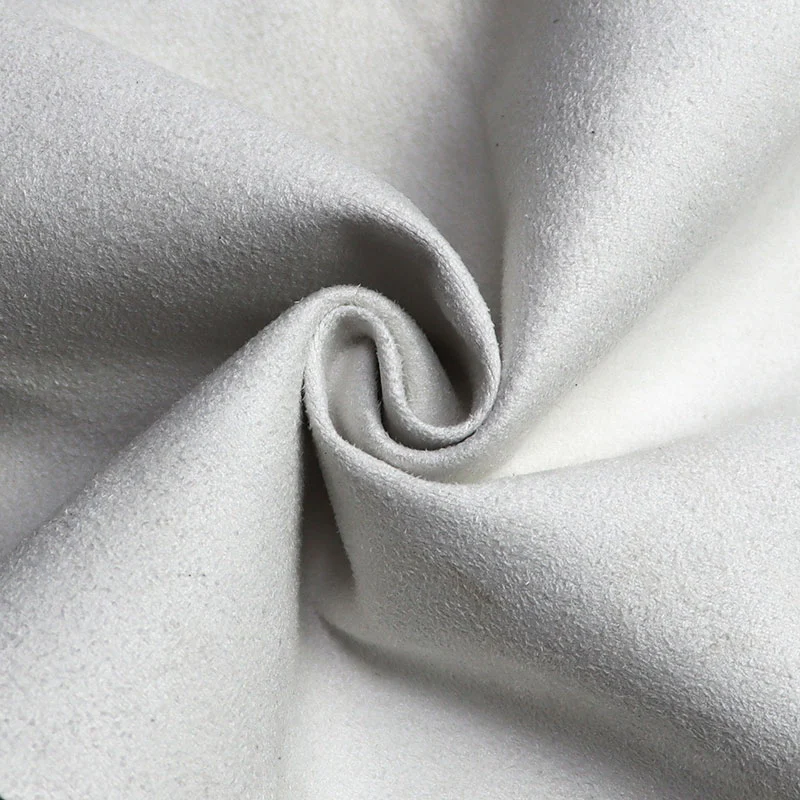 Microfiber Backing PU Synthetic Leather para sa Mga Damit
